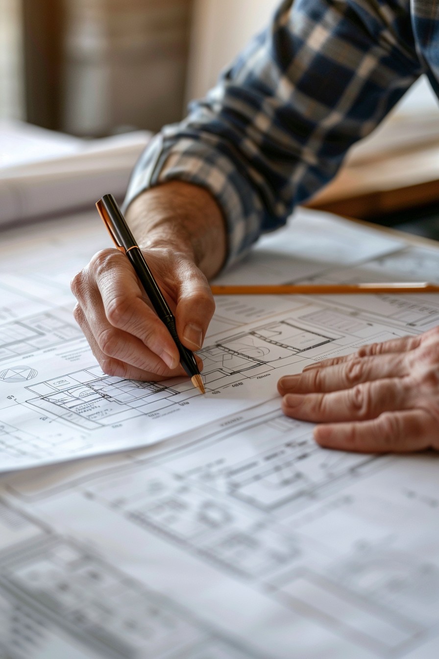 Planung mit Grundriss